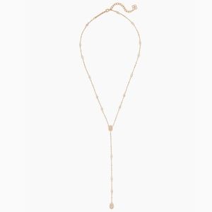 Kendra Scott Claudia Lariat Necklace in Gold